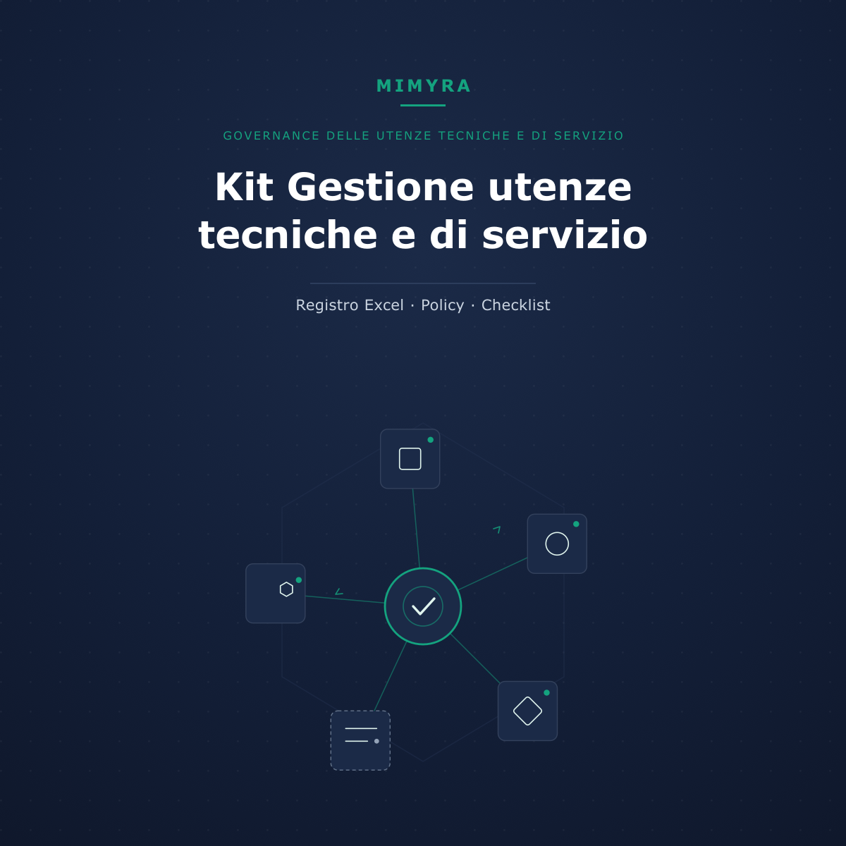 Copertina del Kit Gestione utenze tecniche e di servizio
